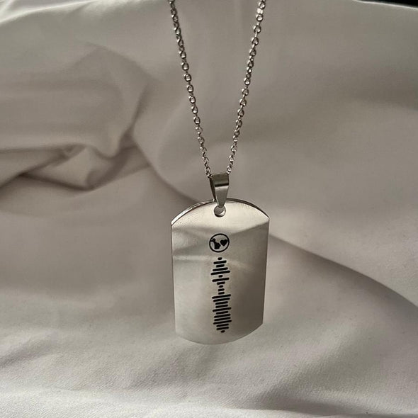 Necklace with Spotify Song
