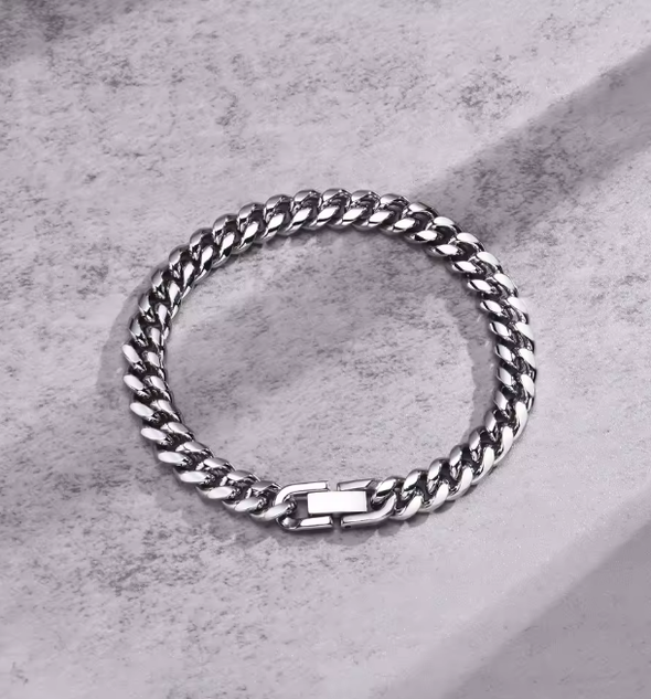 Pulsera de eslabones plata