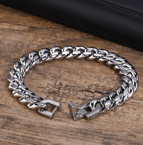 Pulsera de eslabones plata