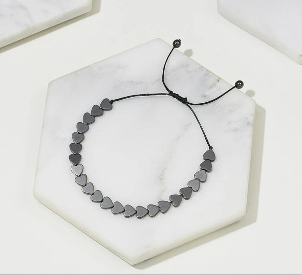 Pulseras de corazón o espigas