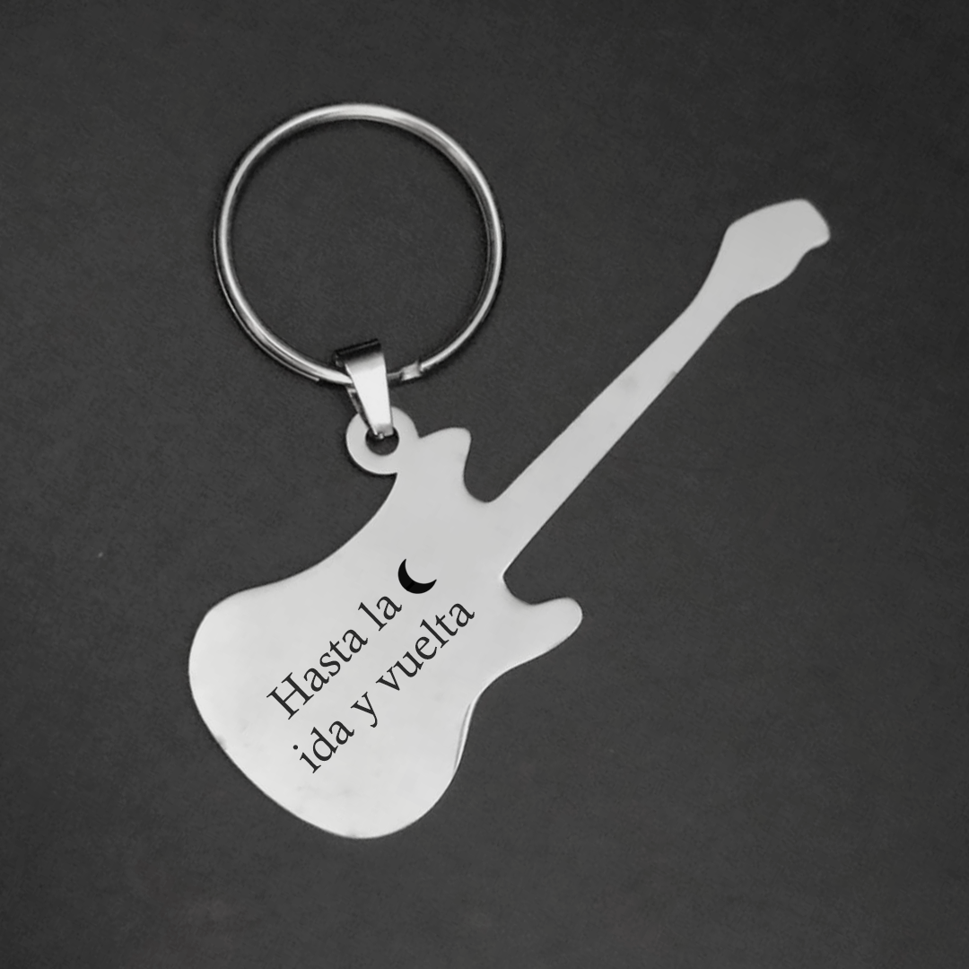 Flat Keychain with Spotify Song