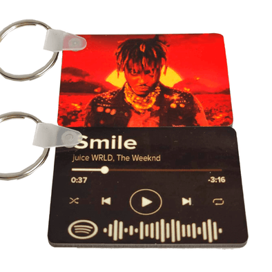 Spotify Song Keychain with Personalized Photo