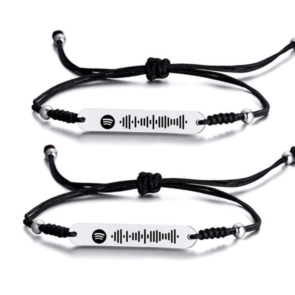 Pack of 2 Spotify Fine Rope Bead Bracelets