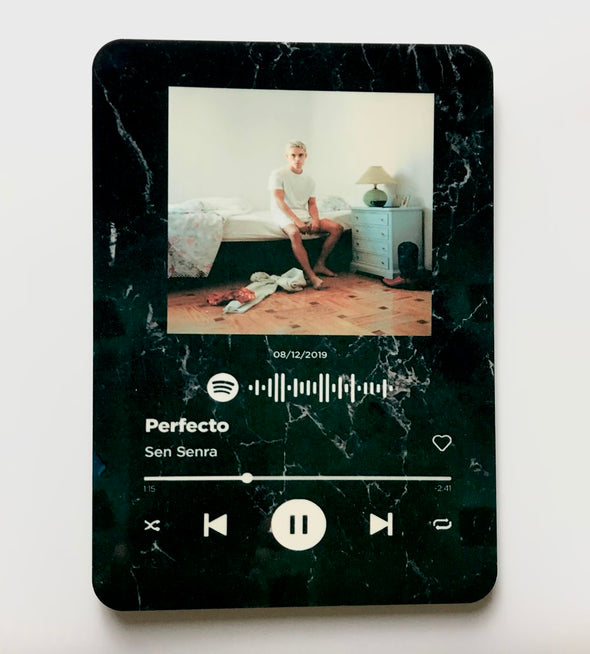 Rectangular Spotify Plate with Desktop Stand